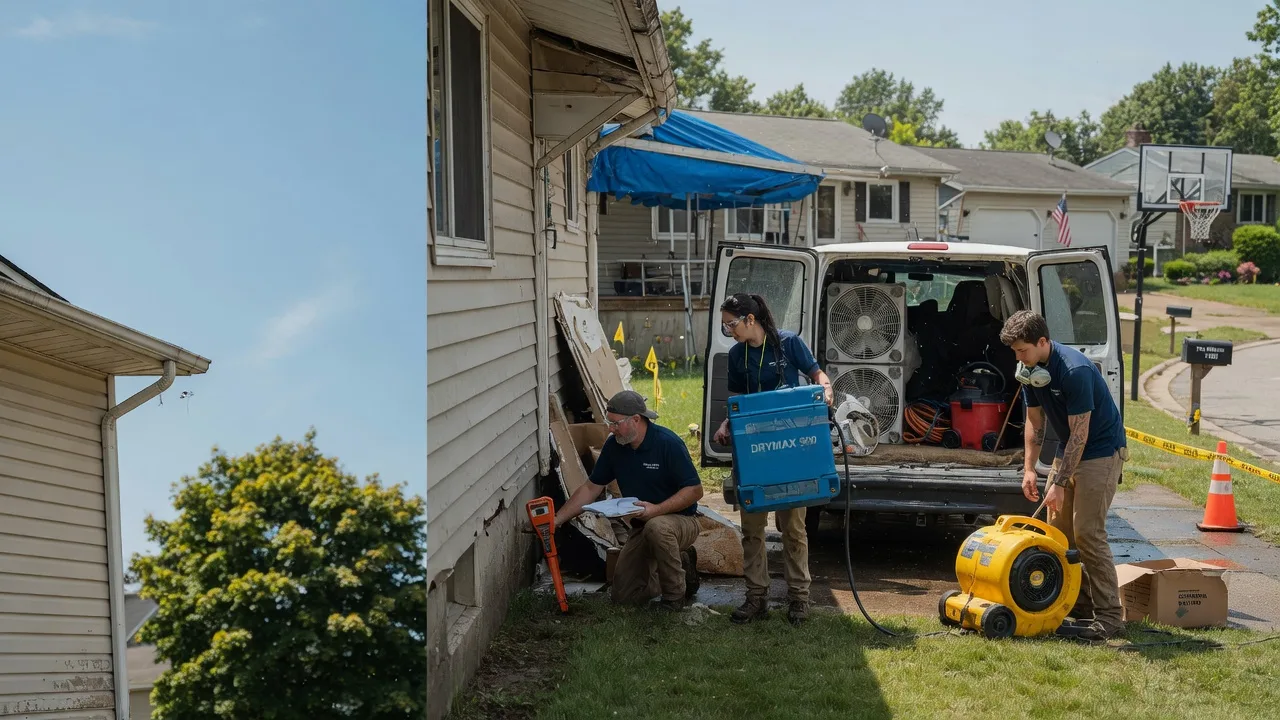 Ceiling Leak Cleanup in Pennock, MN near me