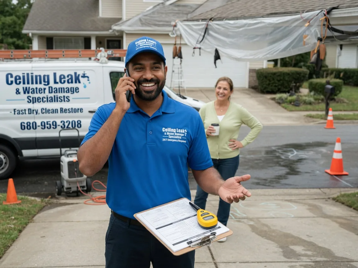Ceiling Leak Cleanup Pennock, MN FAQs